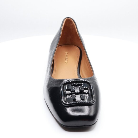 Tory Burch Women's Georgia Perfect Black Flats Wrinkle 6.5 US - Picture 1 of 6